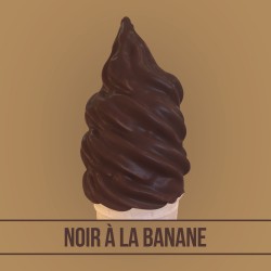 Chocolat noir à la banane